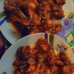 A picture of Chicken lollipops.