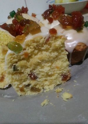 Una foto de Mini budín navideño