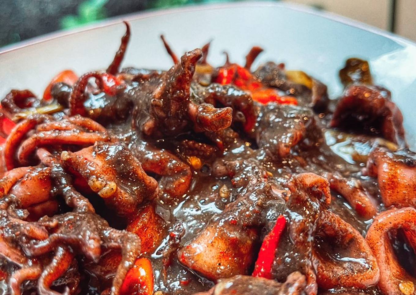 Cumi hitam panggang (cumi)