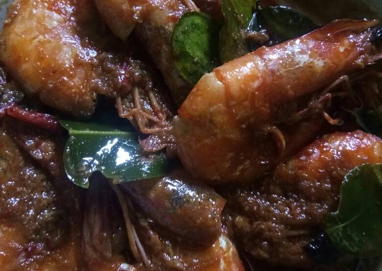 Udang bumbu rujak