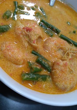 Foto resep Gulai udang & kacang panjang