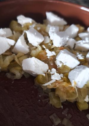 Φωτογραφία της συνταγής Πράσα με ανθότυρο