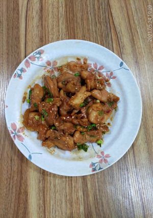 照燒雞腿丁 的食譜成品照片