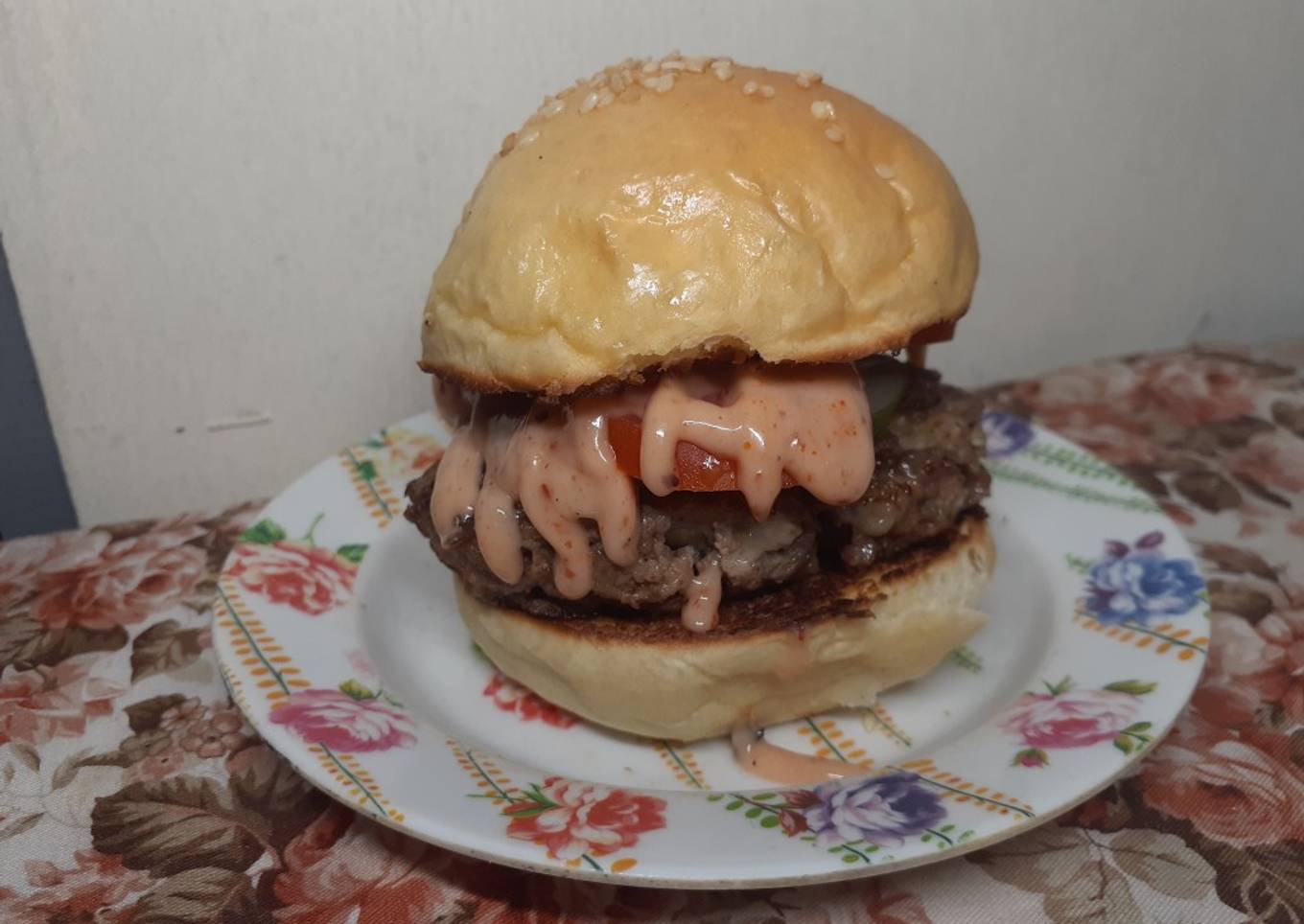 Burger home made