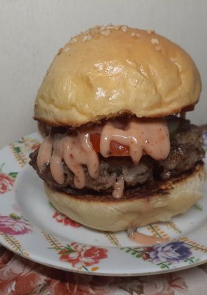 Foto resep Burger home made