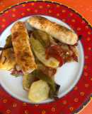 Merluza al horno con patatas