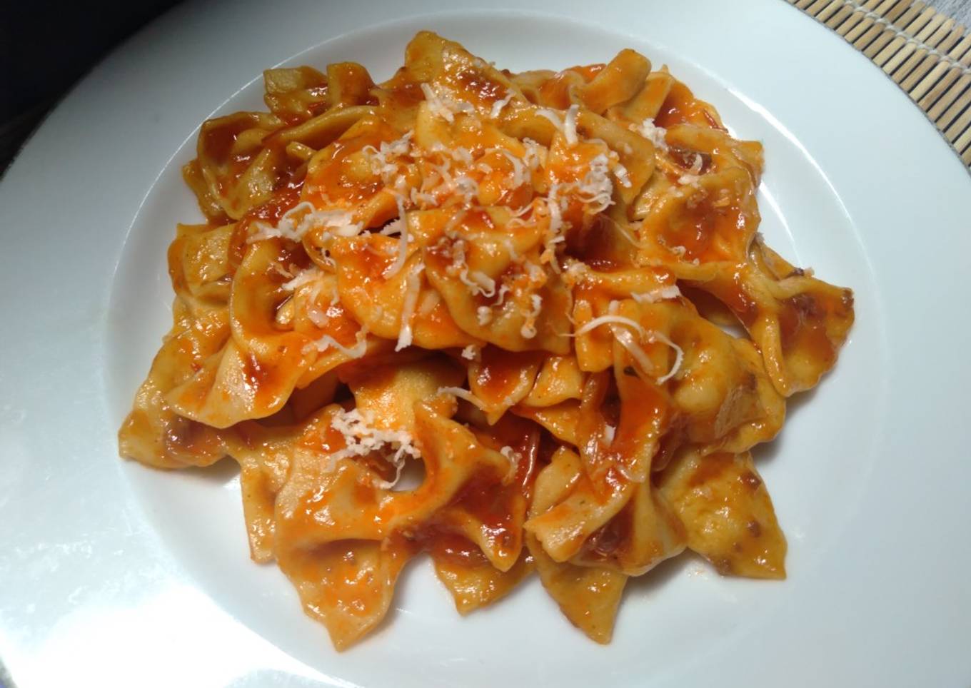 Resep Pasta Farfalla Saus Arrabbiata, Sempurna