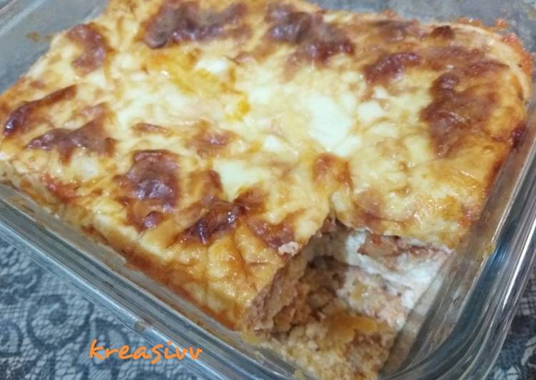 Langkah Mudah untuk Membuat Low carb lasagna praktis, Lezat