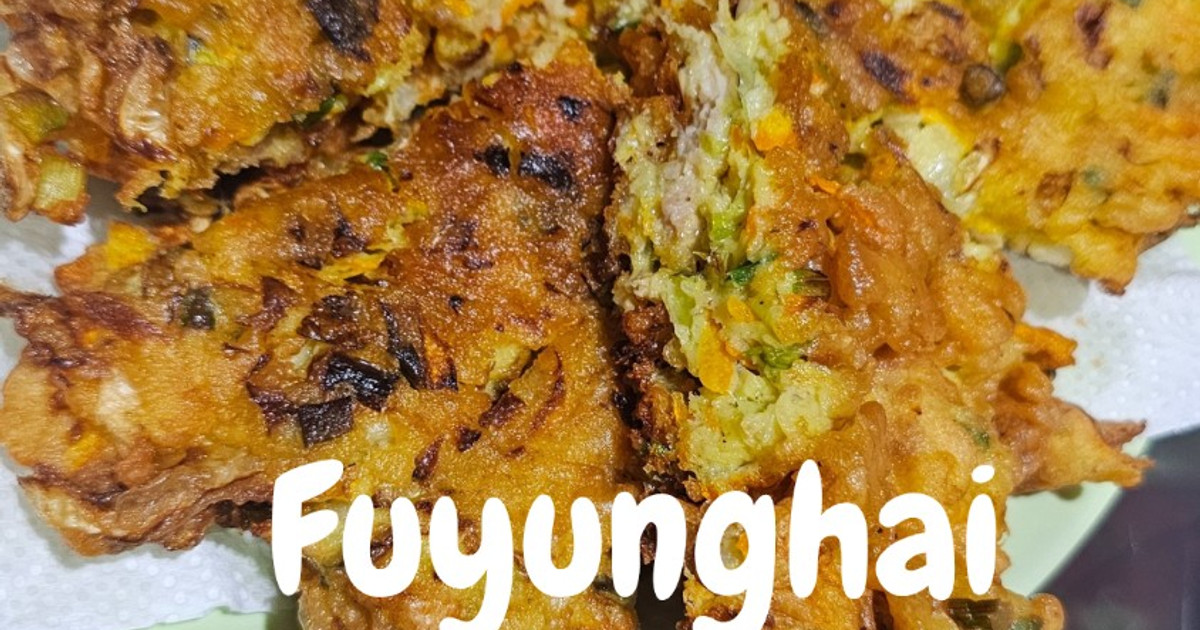 Resep Fuyunghai (ayam+udang) Mudah dan Praktis Dihidangkan