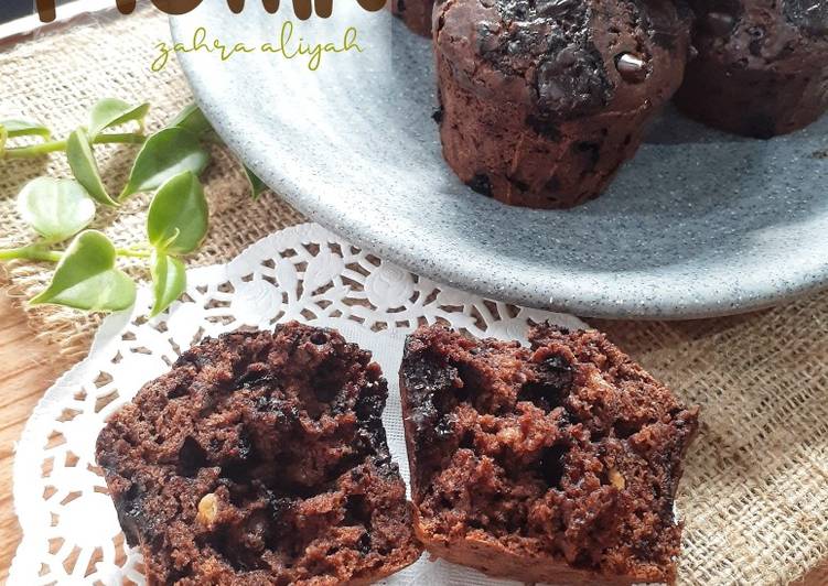 Muffin super nyoklat simple