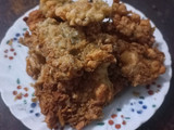 Bakwan teri nasi basah dan tahu