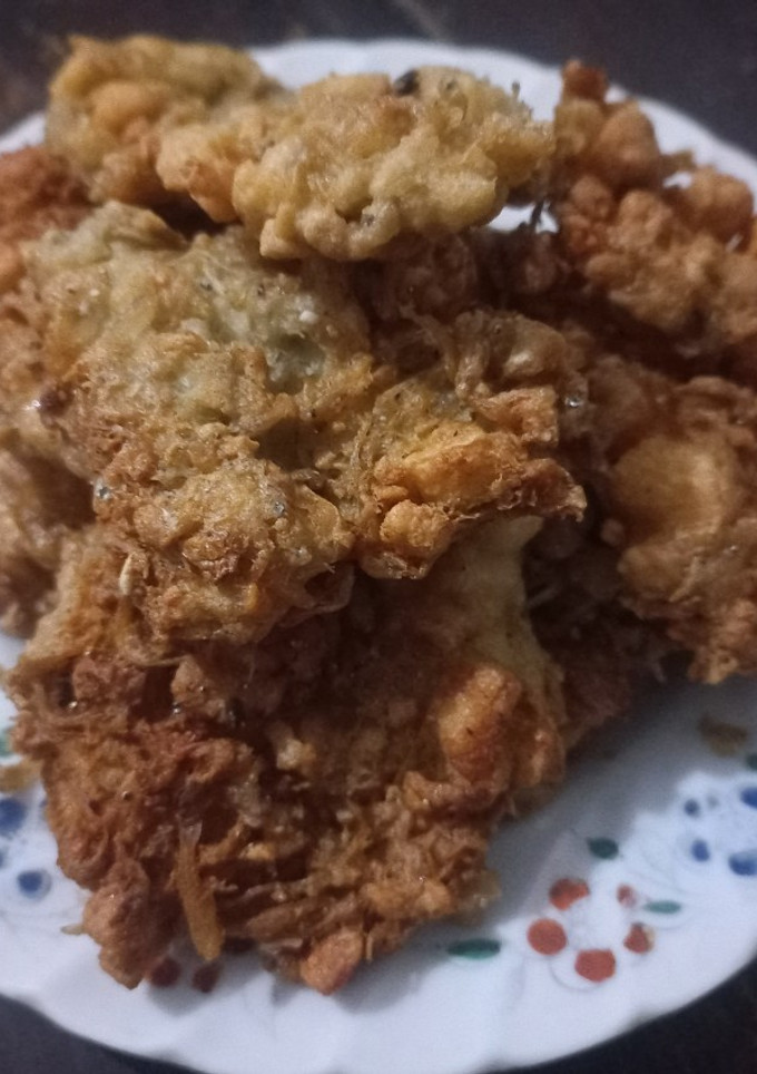 Foto resep Bakwan teri nasi basah dan tahu