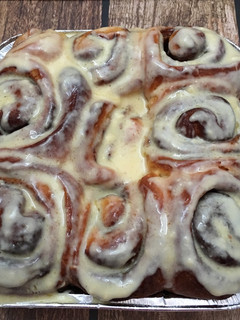 Foto resep Cinnamon roll with cream cheese frosting