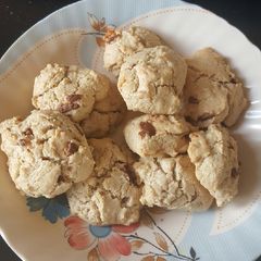 A picture of Bounty chocolate chip Oat Cookies☺.