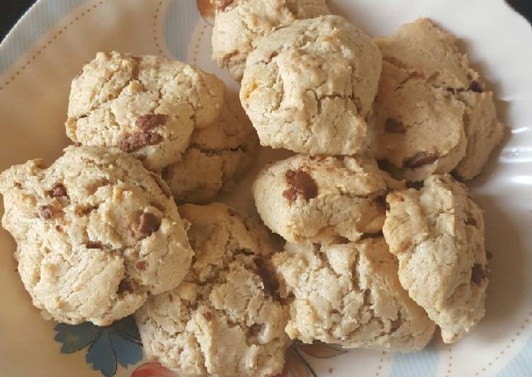 Steps to Prepare Quick Bounty chocolate chip Oat Cookies☺