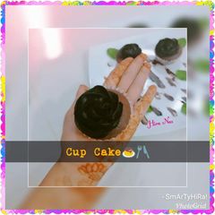A picture of Chocolate Cup 🎂Cake...❤❤.
