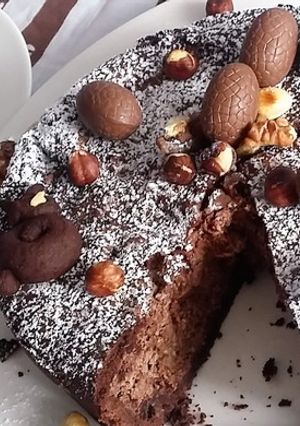 Une photo de Gâteau au fromage et chocolat / Pască