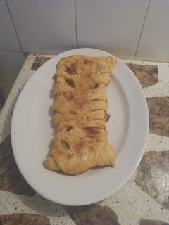 Una foto de Strudel de pera