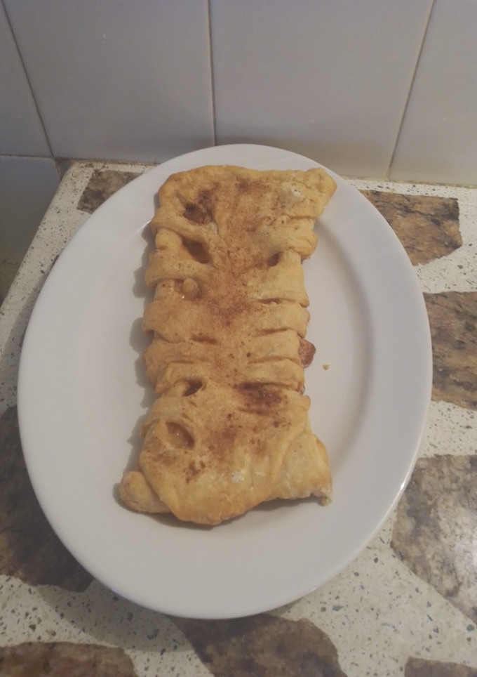 Una foto de Strudel de pera