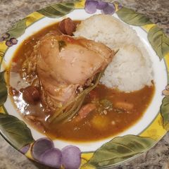 A picture of Brad's chicken and sausage gumbo.