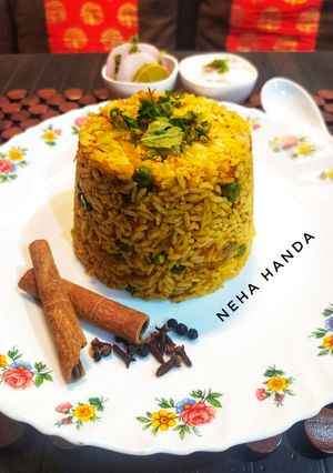 A picture of Tawa Pulao(Mumbai Style).