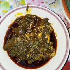 A picture of Ukazzi soup.