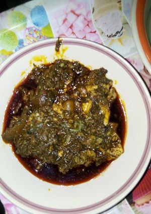 A picture of Ukazzi soup.