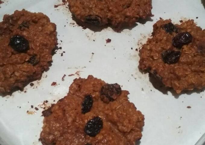 Crunchy Oatmeal Cookies no mixer, no oven