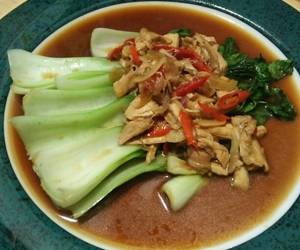 Resep Mudah Tumis Pokcoy Ayam ala Rhinie39s Enak Sempurna
