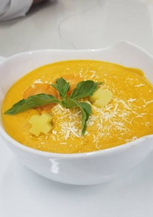 Una foto de Crema de vegetales