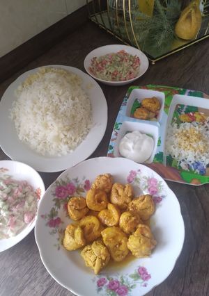 عکسی از دستور مرغ حلزونی