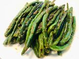 Lemon Mustard Roasted Green Beans