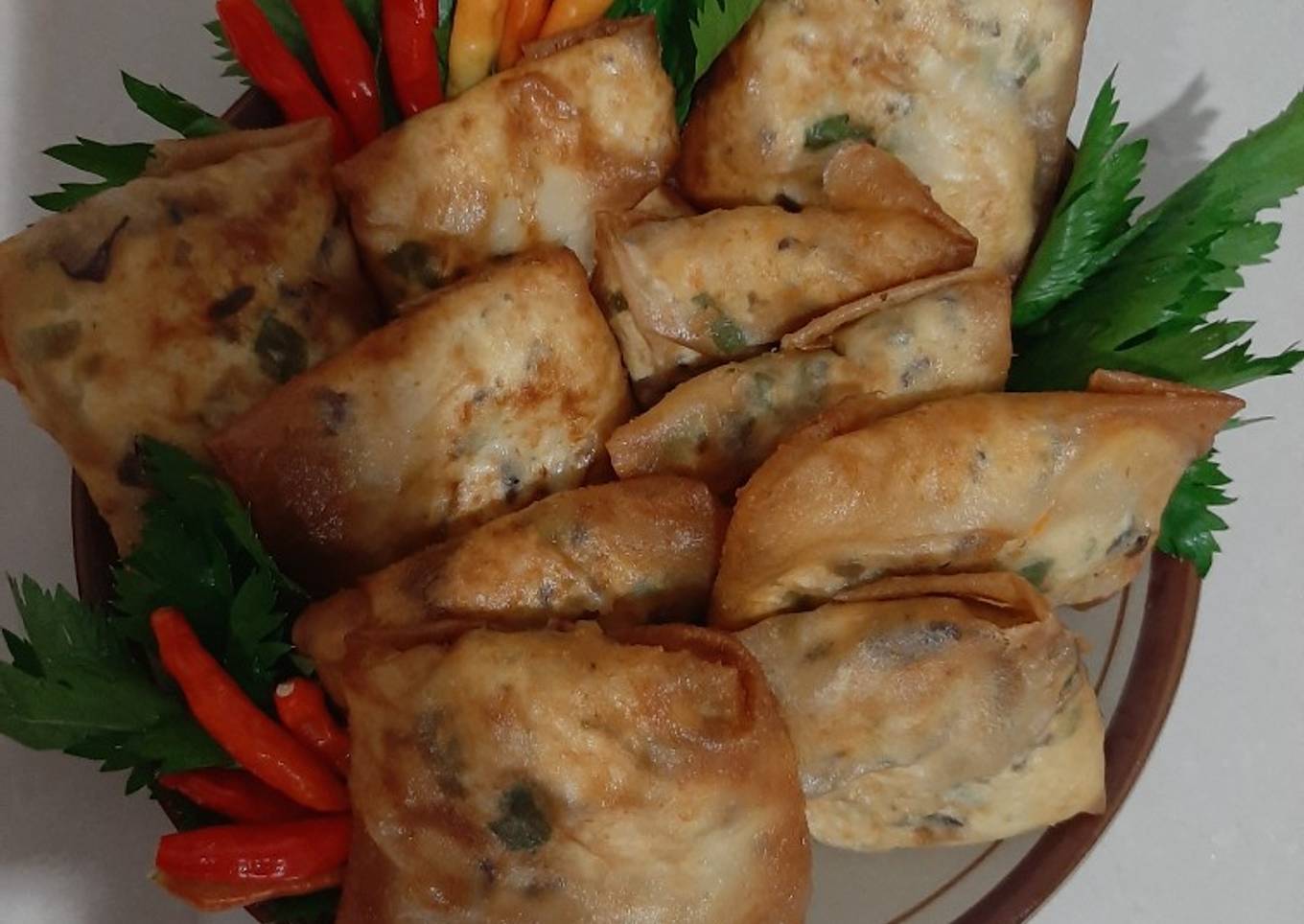 Martabak tahu jamur kuping
