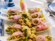 Una foto de quinoa pescado