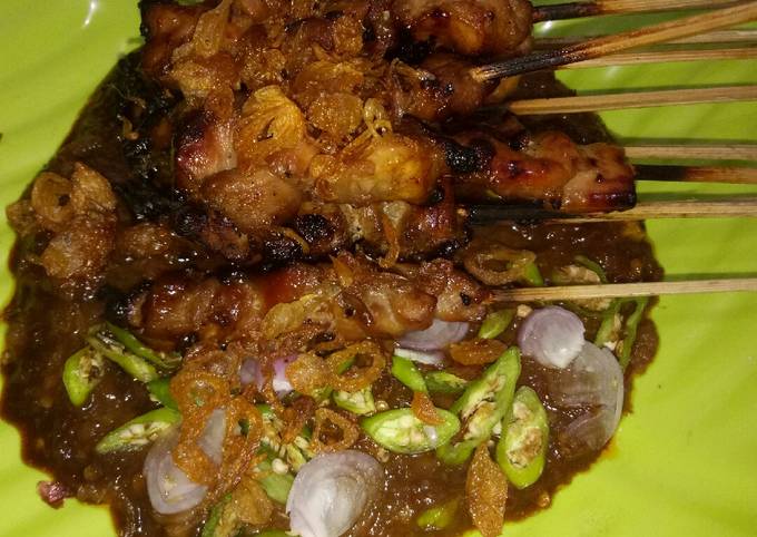 Resep Sate Ayam Madura Bumbu Kacang Oleh Ummu Azzahra Cookpad