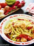 Spicy Shrimp Chayote Squash Stir Fry