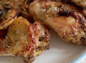 Foto di Ali di pollo con salsa per BBQ homemade