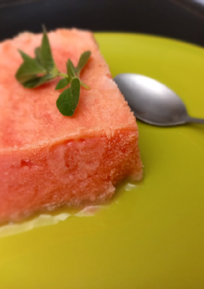 Una foto de Helado casero de Sandía...🍉