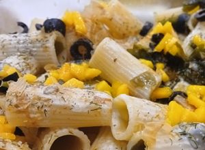 Una foto de Pasta Marina con Mango