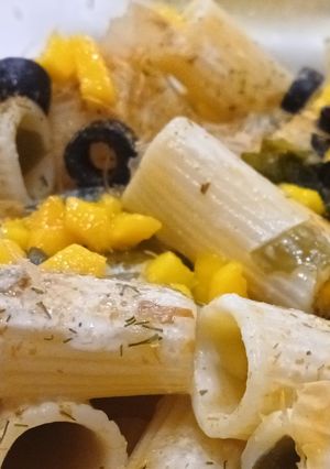 Una foto de Pasta Marina con Mango