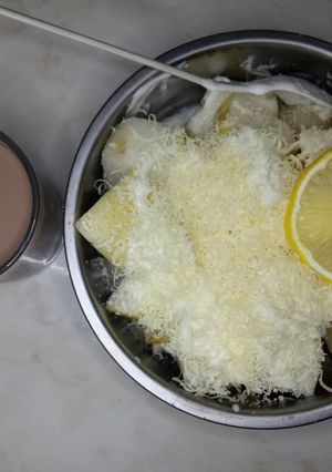 Foto resep Salad buah pir mayonaise yogurt