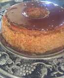 Flan de leche chocolatada