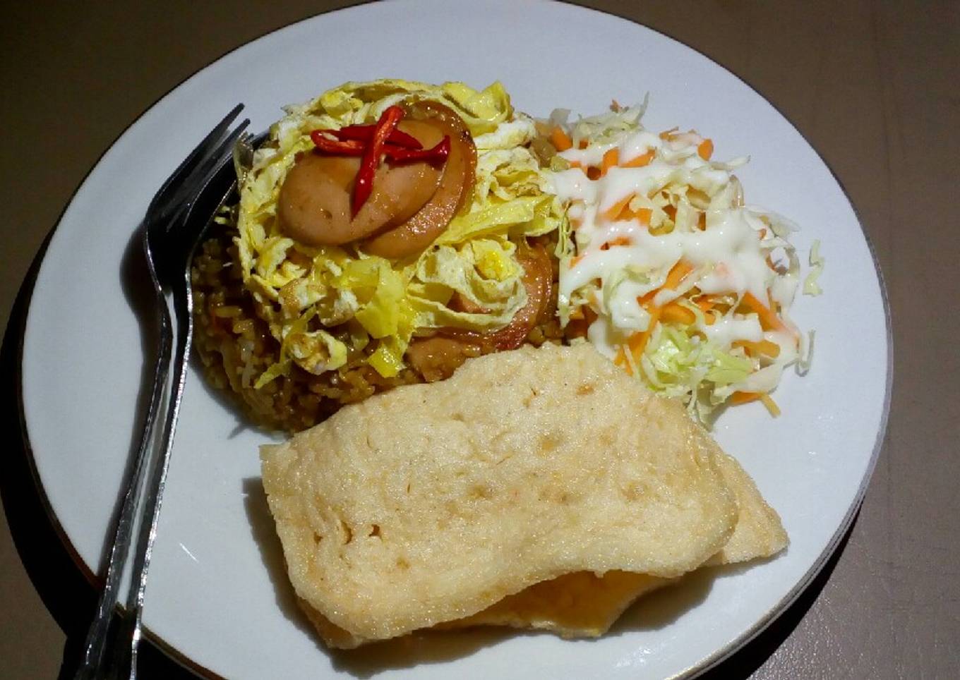 Nasi Goreng Sosis Istimewa