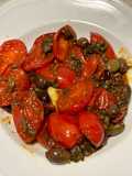 Insalata di pomodori saltati