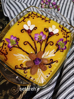 عکسی از دستور شله زرد مجلسی