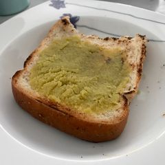 Homemade Coconut Jam (Kaya) with Toast A picture of Homemade Coconut Jam (Kaya) with Toast.