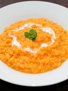 Vöröslencse főzelék recept fotója