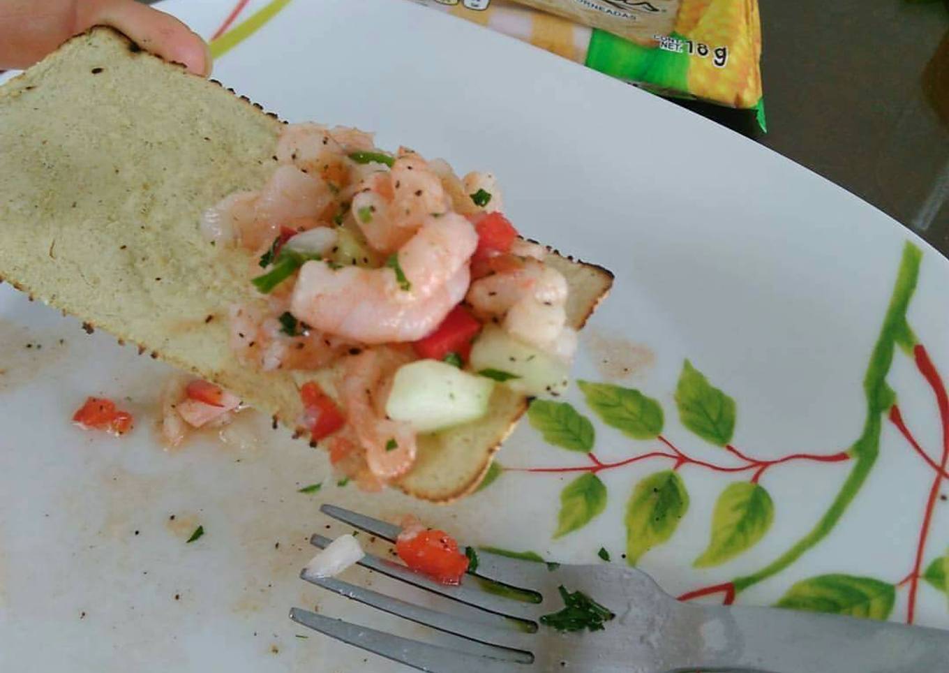 Ceviche de camarón