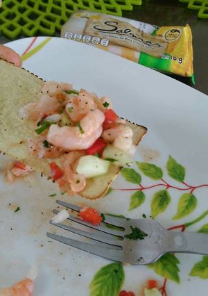 Una foto de Ceviche de camarón