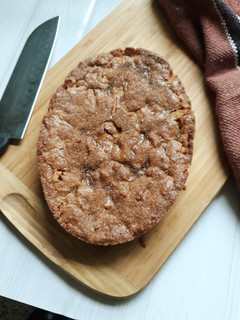 A picture of Wheat, Amaranth, Soya flour enriched Apple Cake.